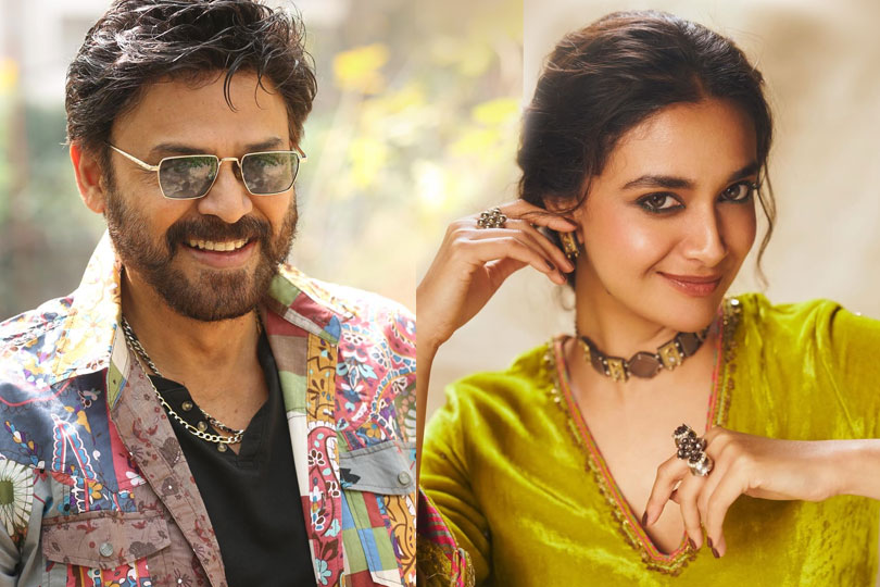 തെലുങ്ക് നടൻ വെങ്കടേഷിനോപ്പം കീർത്തി സുരേഷ്..